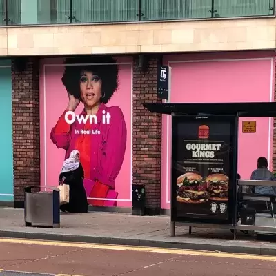 Billboard in the centre of Bristol